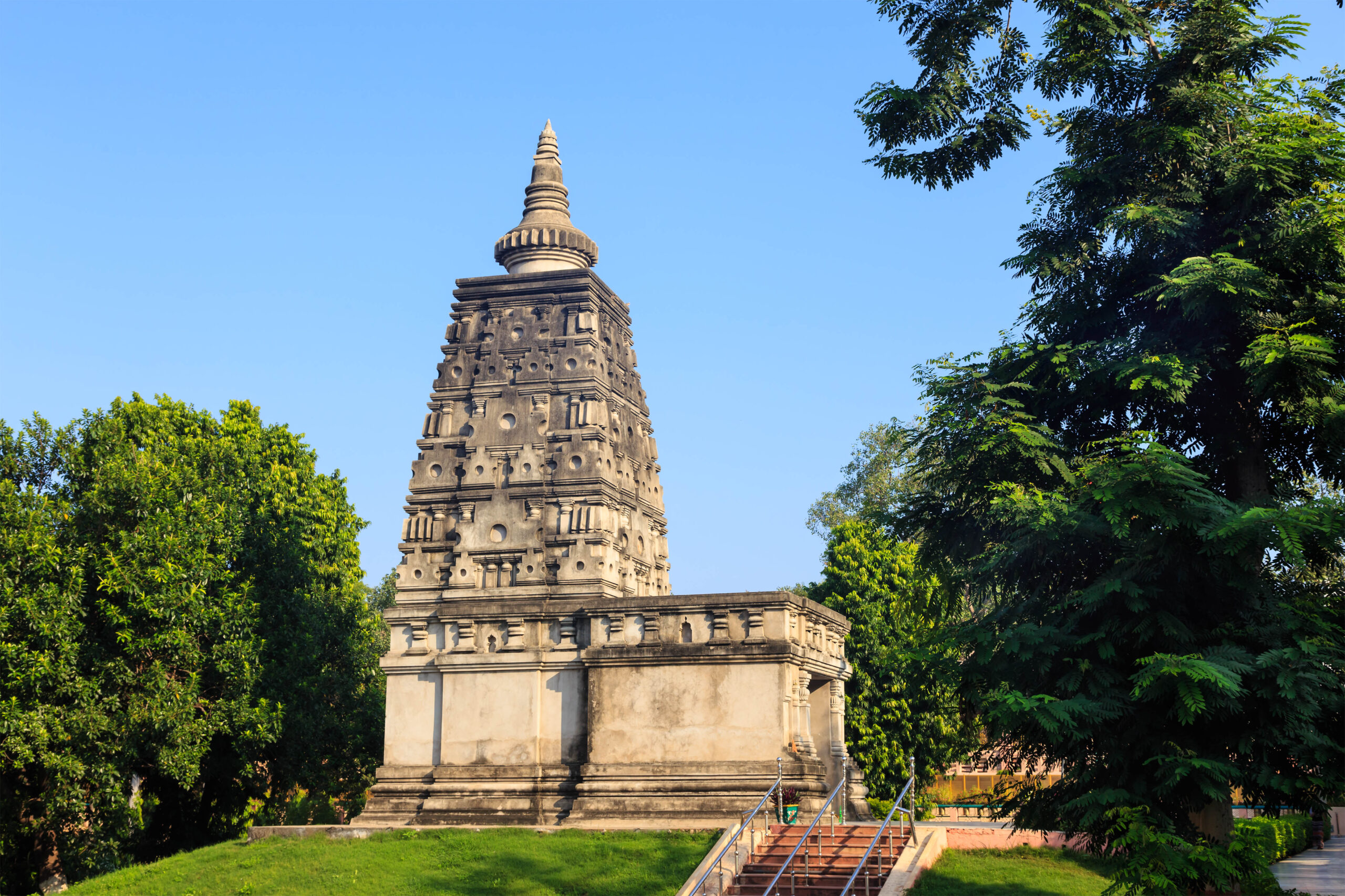 Animesa Locana (The Place of Unwinking Gazing) at Mahabodhi temple, bodh gaya, India